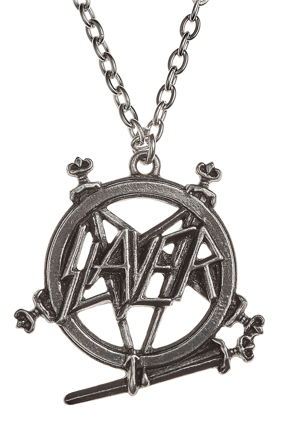 Legendary Slayer "sword" Pentagram Band Pendant