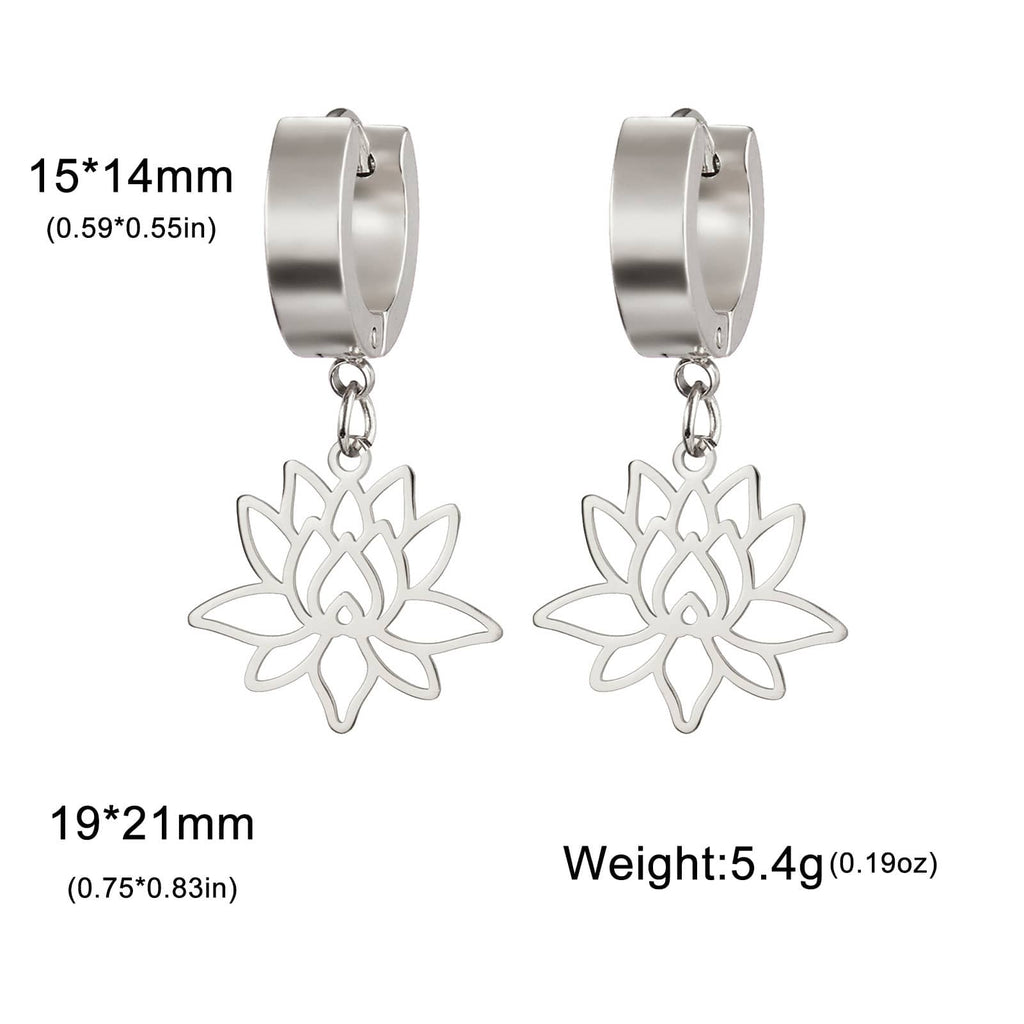 Lotus Radiance Bloom Earrings