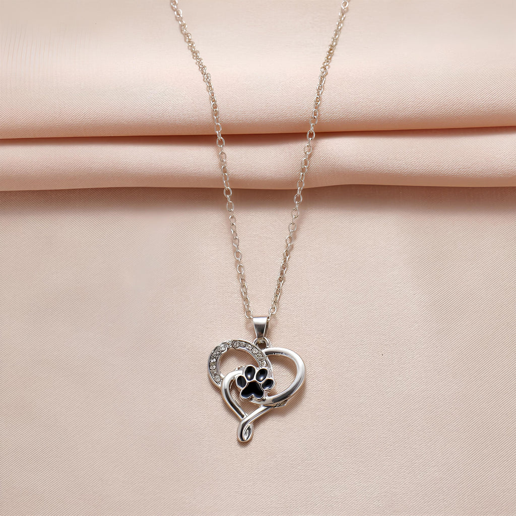 Pawprint of Eternal Love Necklace
