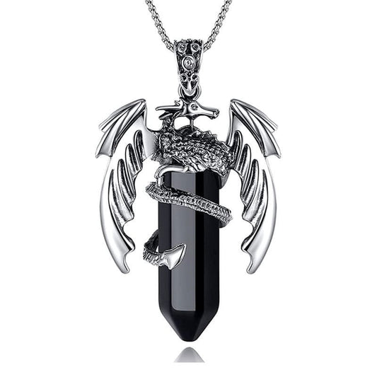 Wyrm���s Embrace Crystal Necklace