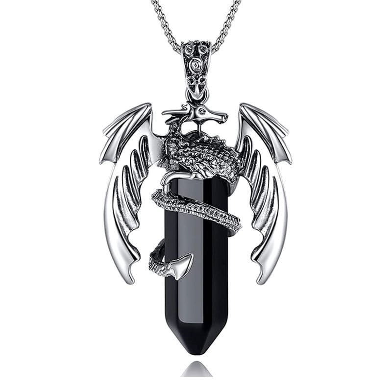 Wyrm���s Embrace Crystal Necklace