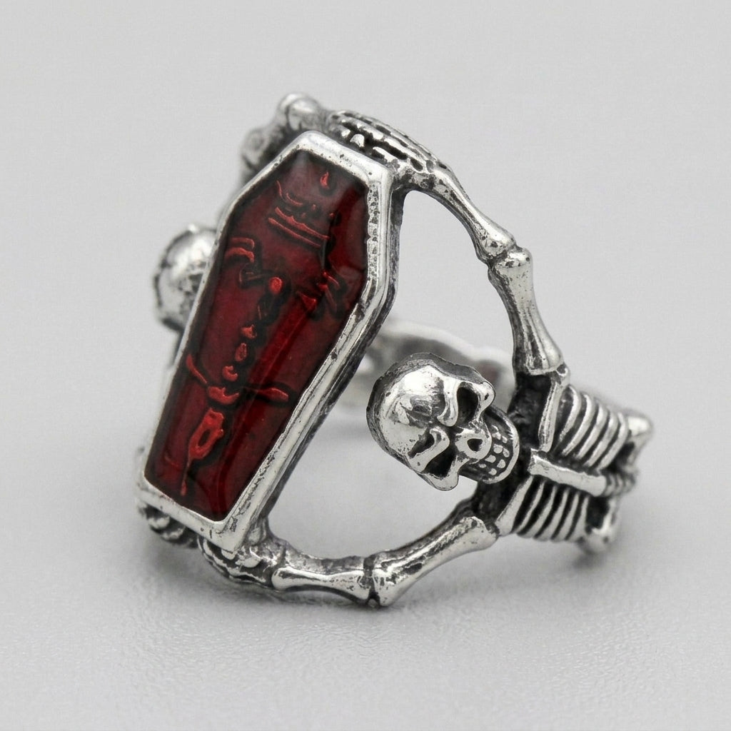 Skeleton Coffin Ring