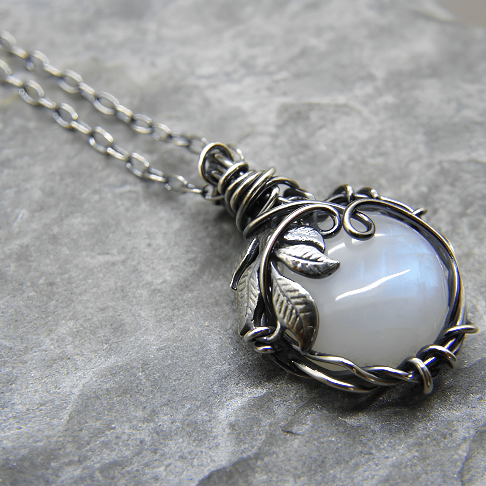 Lunar Enchantment Moonstone Necklace