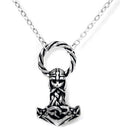 Mjollnir Thor's Hammer Alchemy Gothic Viking Pendant Necklace