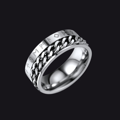Viking Spinner Fidget Anxiety Ring for