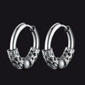 Punk Dragon Totem Huggie Hoop Earrings for
