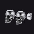 Gothic Punk Skull Stud Earrings for