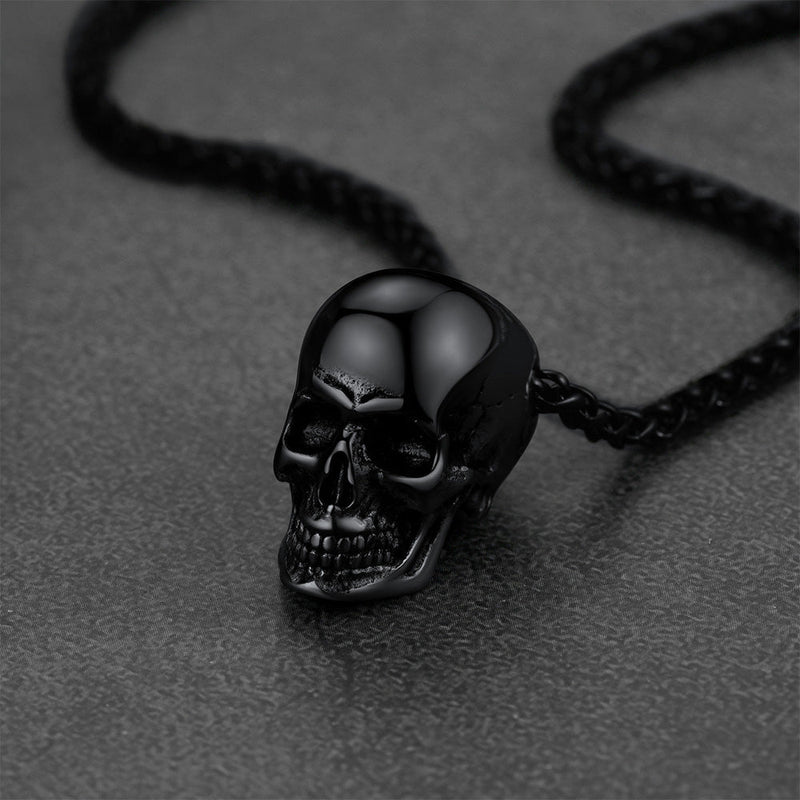 Gothic Skull Necklace Pendant for