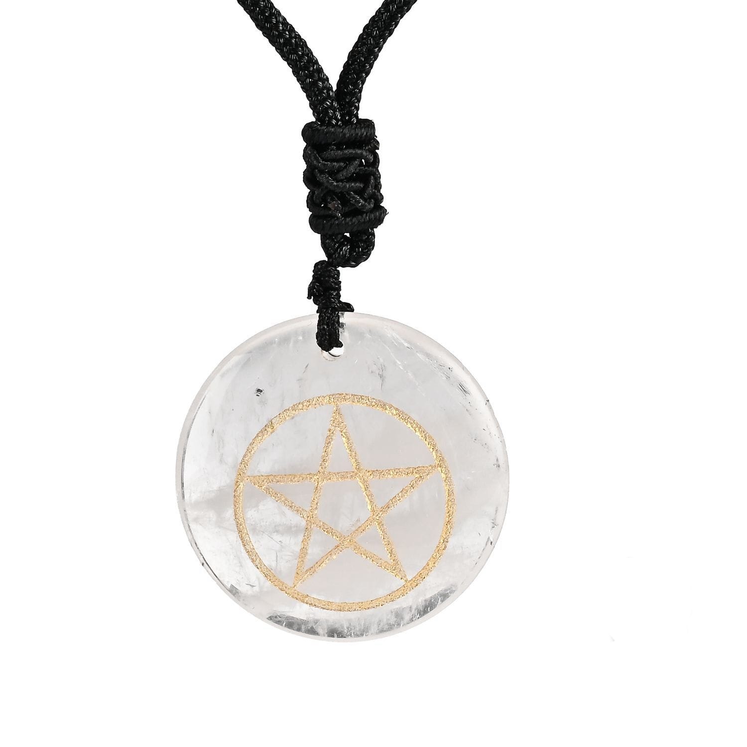 Natural Crystals Pentacle Necklace