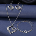 Frosty Wind Heart Jewelry Set