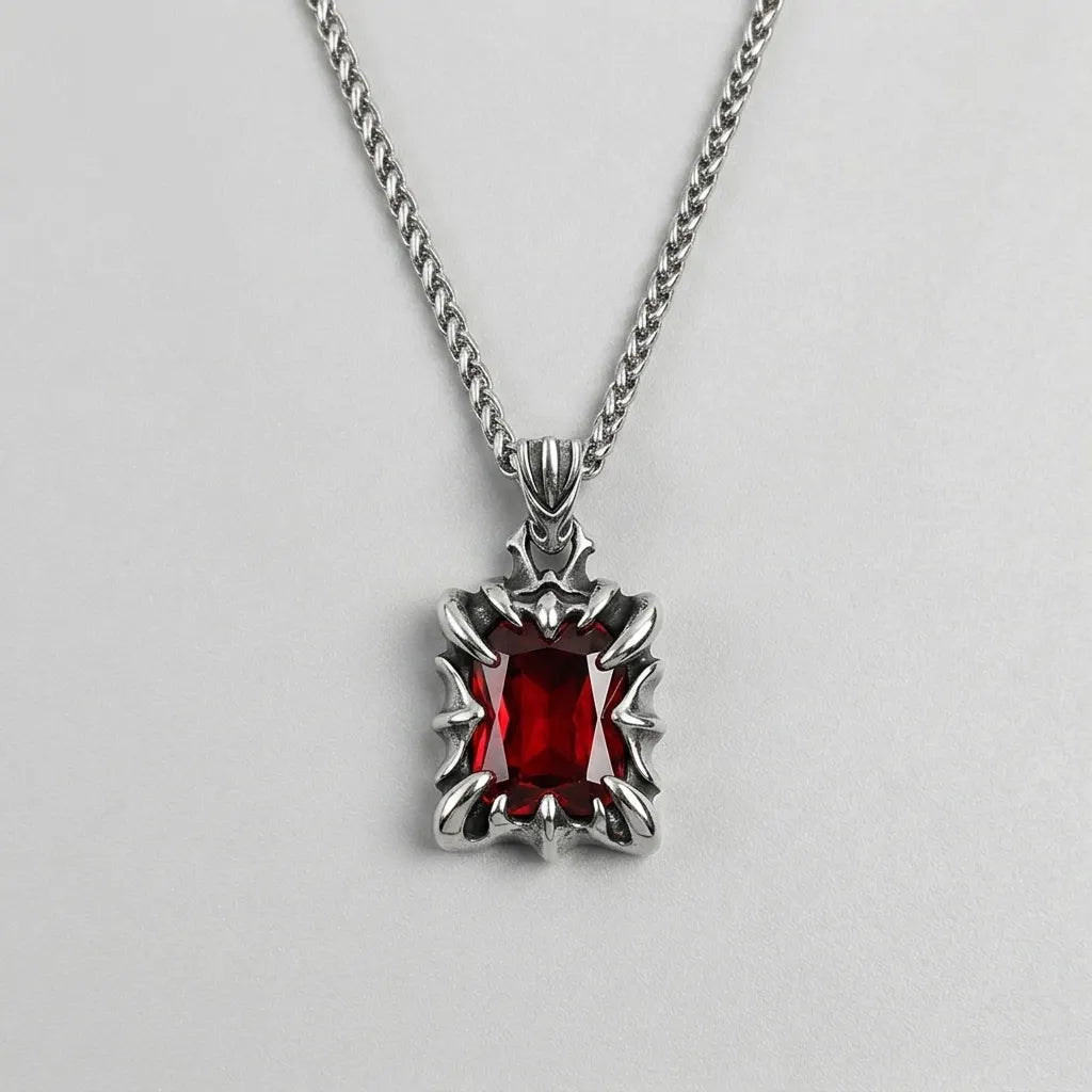 Scarlet Relic Pendant Necklace
