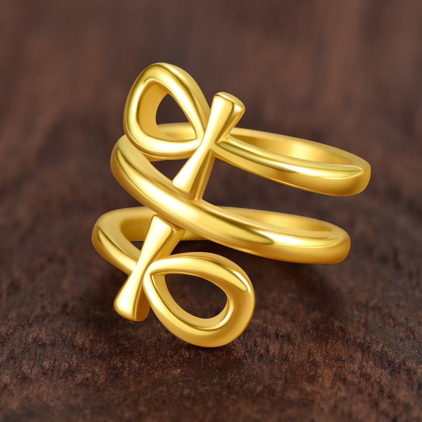 Egyptian Ankh Cross Rings Amulet Jewelry for
