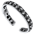 Skull Cuff Bracelet Gothic Punk Bangles for