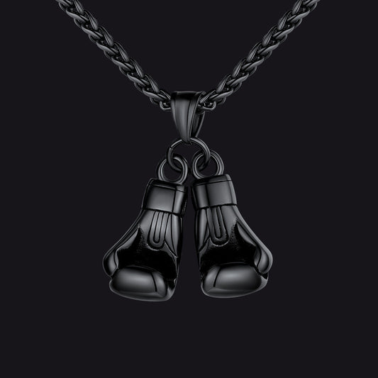 Boxing Gloves Pendant Necklace for