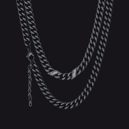 Custom Cuban Link Chains With Names Necklace for , 5/7/9mm Width