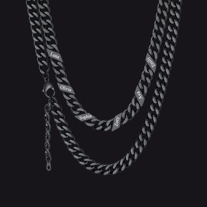 Custom Cuban Link Chains With Names Necklace for , 5/7/9mm Width
