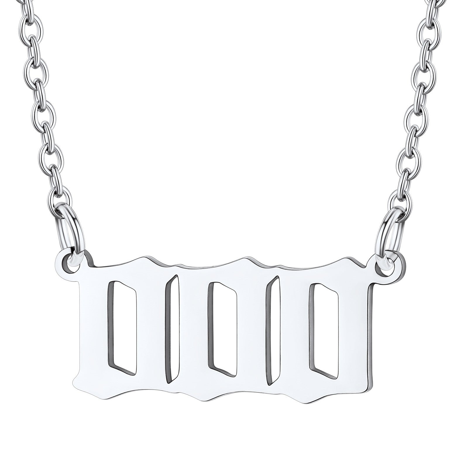 Personalized Angel Number Necklace for
