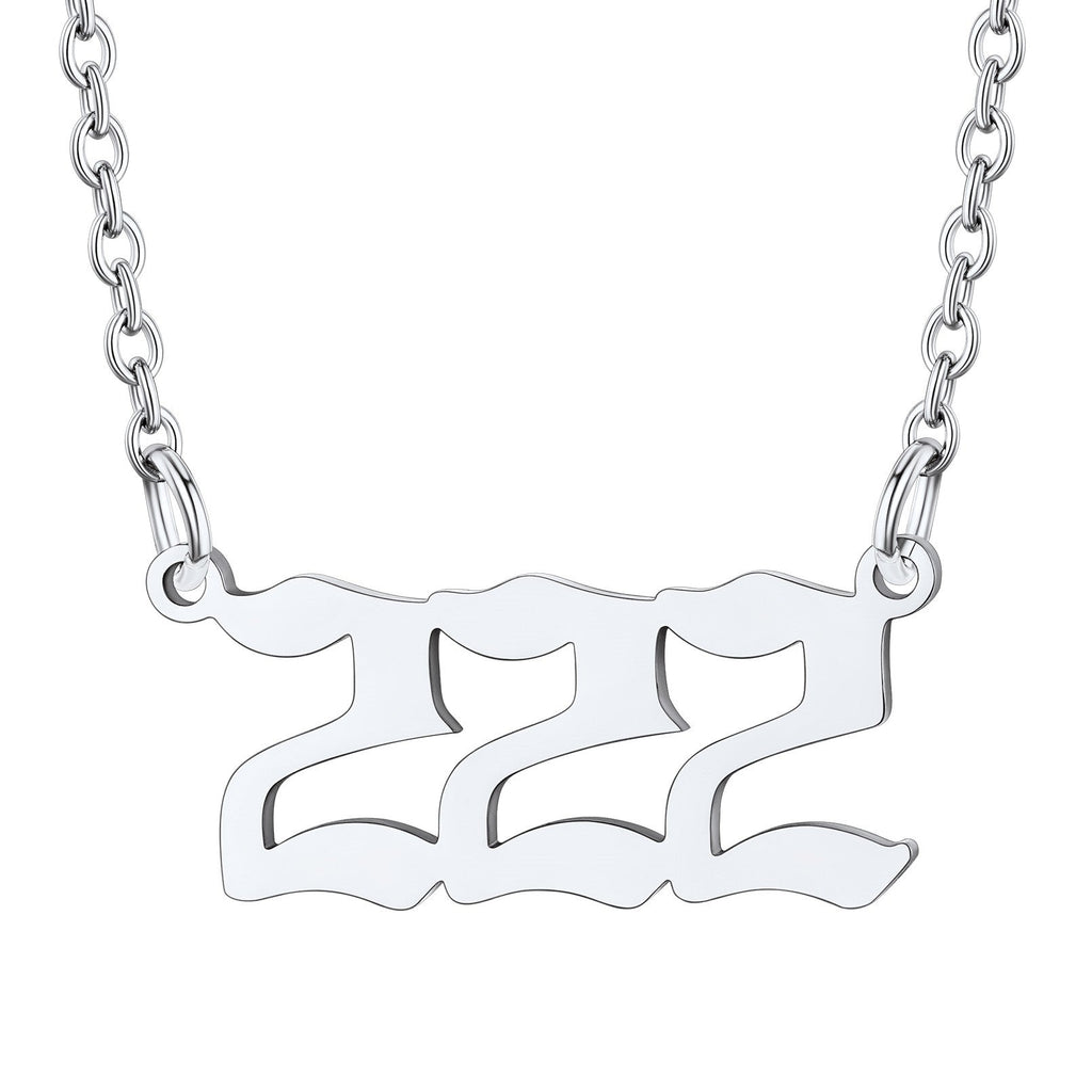 Personalized Angel Number Necklace for