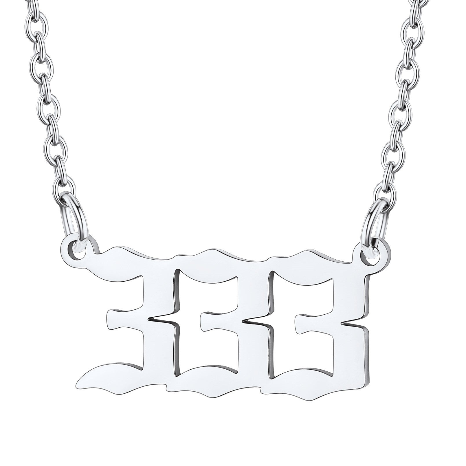 Personalized Angel Number Necklace for