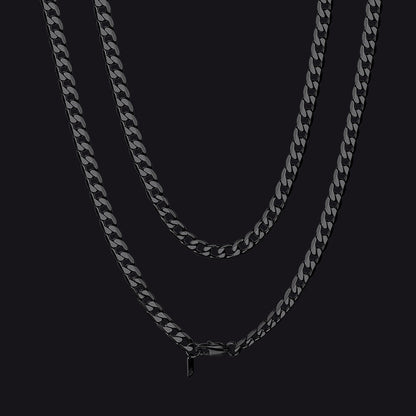 Cuban Link Curb Chain Stainless Steel Necklace for