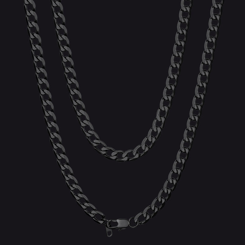 Cuban Link Curb Chain Stainless Steel Necklace for