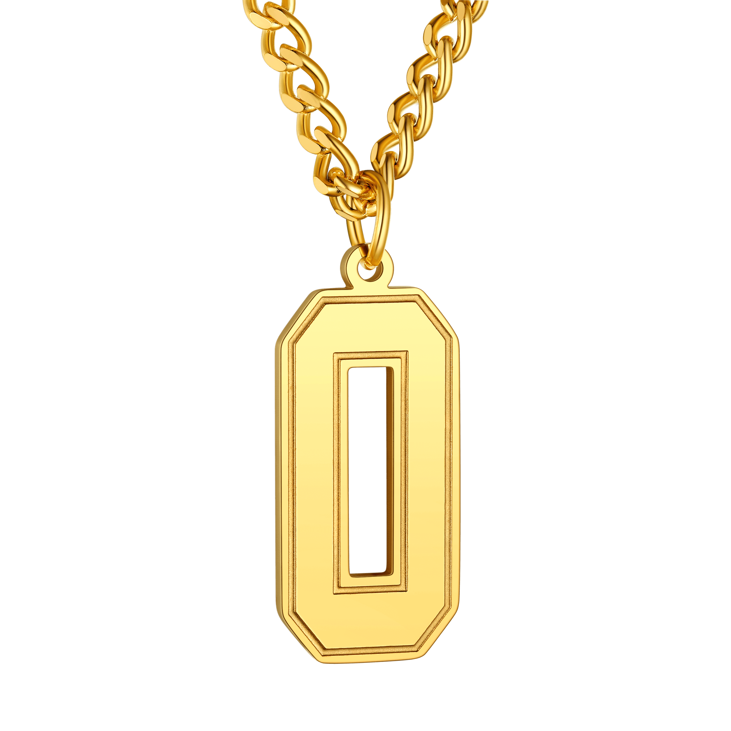 Personalized Sports Jersey Number Chain Necklace for Sport Fans