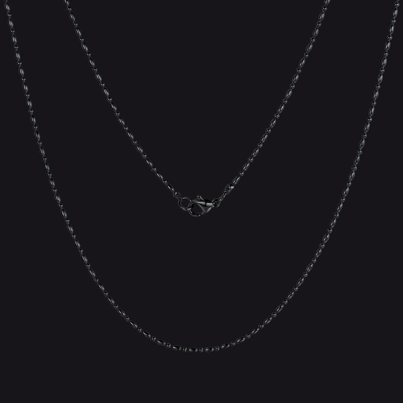 1.5mm Stainless Steel Slim Rope Chain Necklace for