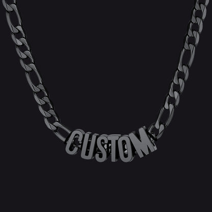 8mm Custom Name Cuban Chain Necklace for