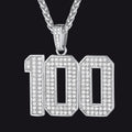 Gameday Custom Jersey Number Necklace With Cz for Sports Fan Cool Gifts