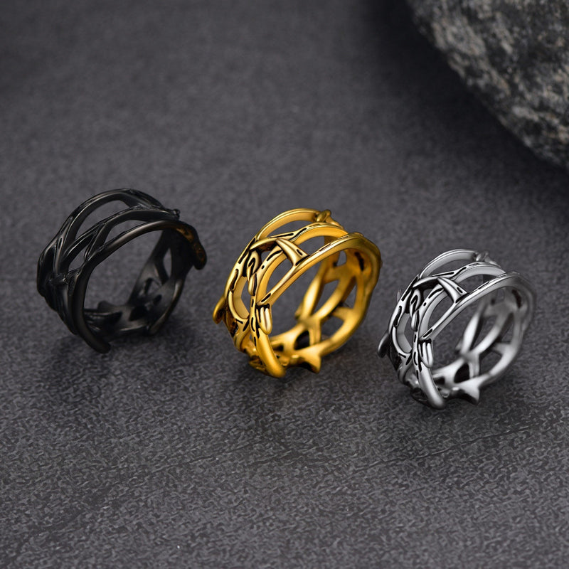 Christian Jesus Crown of Thorns Ring for