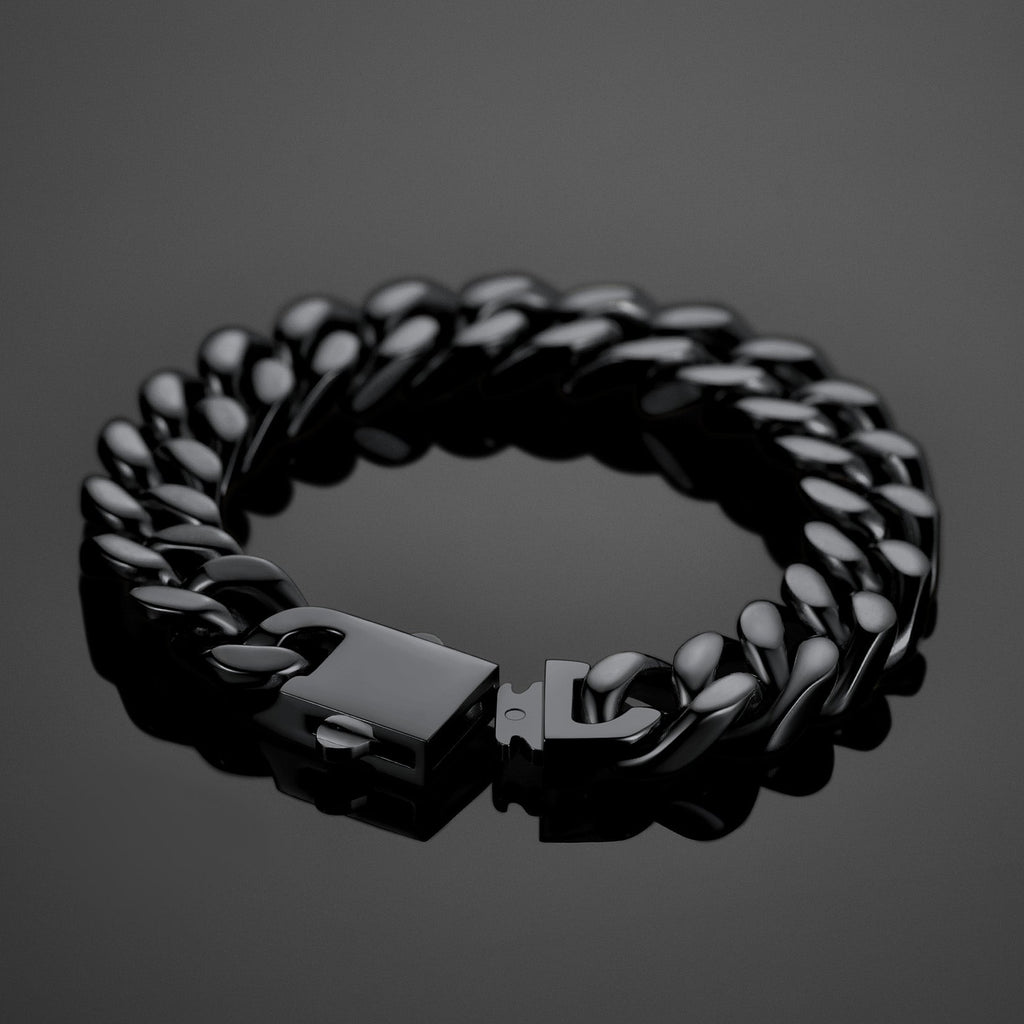 Miami Cuban Chain Bracelet 5/7/9/12mm Width Birthday Gift for