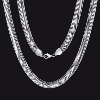 Snake Chain Link Necklace for 8mm