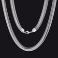 Snake Chain Link Necklace for 8mm