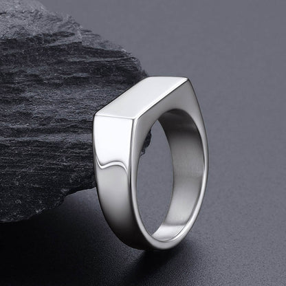 Customized Minimalist Band Ring for