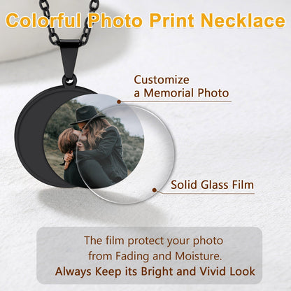 Customized Memorial Pet Picture Necklace for