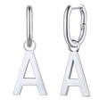 Hypoallergenic Initial Letter Dangle Earrings for