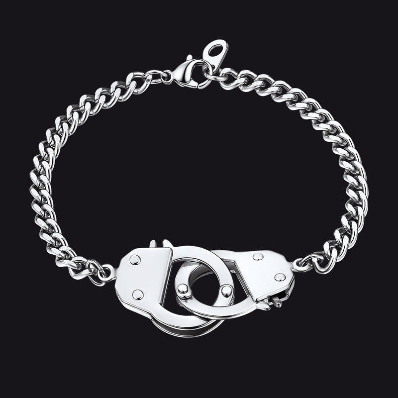 4mm Handcuff Chain Bracelet for Stainless Steel