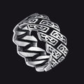 Retro Celtic Chain Stainless Steel Ring for