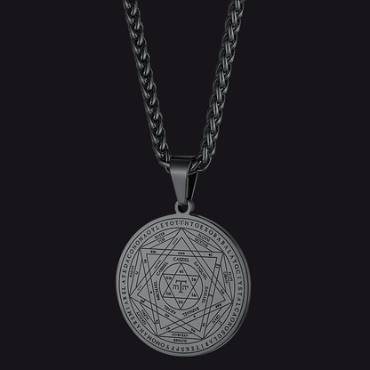 Seal of Solomon Pendant Talisman Pentagram Necklace for