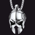 Flash Spartan Helmet Pendant Necklace Greece Jewelry for