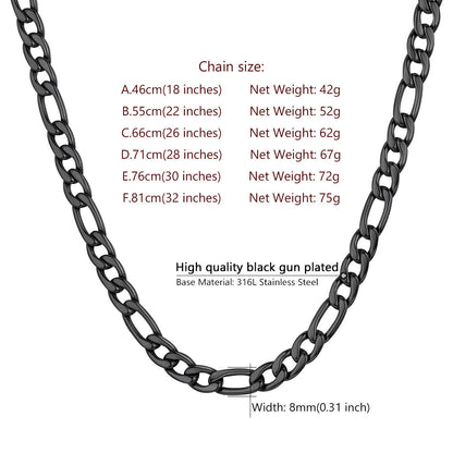Figaro Link Chain Necklace for