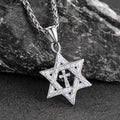 Jewish Star of David Cross Necklace for