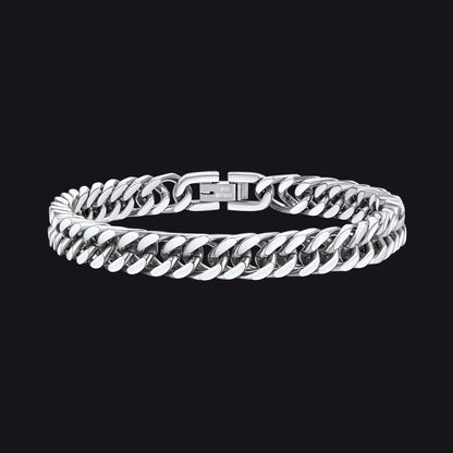 Thick Cuban Link Bracelet for in Stainless Steel