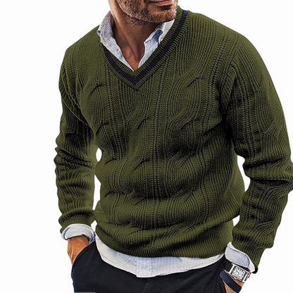 BARPINTON | Herren Strickpullover mit V-Ausschnitt
