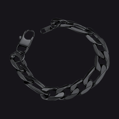 Figaro Link Bracelet for in Stainless Steel