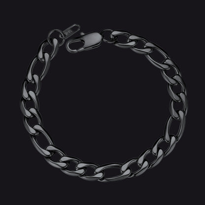 Figaro Link Bracelet for in Stainless Steel