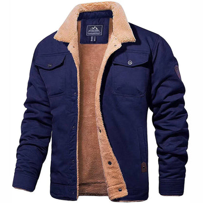 BARPINTON | Herren Winterjacke mit Teddyfutter