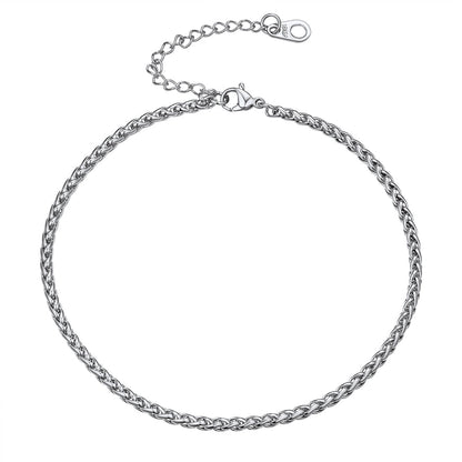 Stainless Steel Chain Anklets for