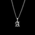 Gothic Letter Necklace