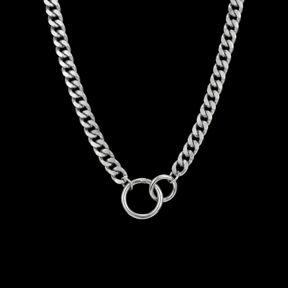 Double Hoop Choker